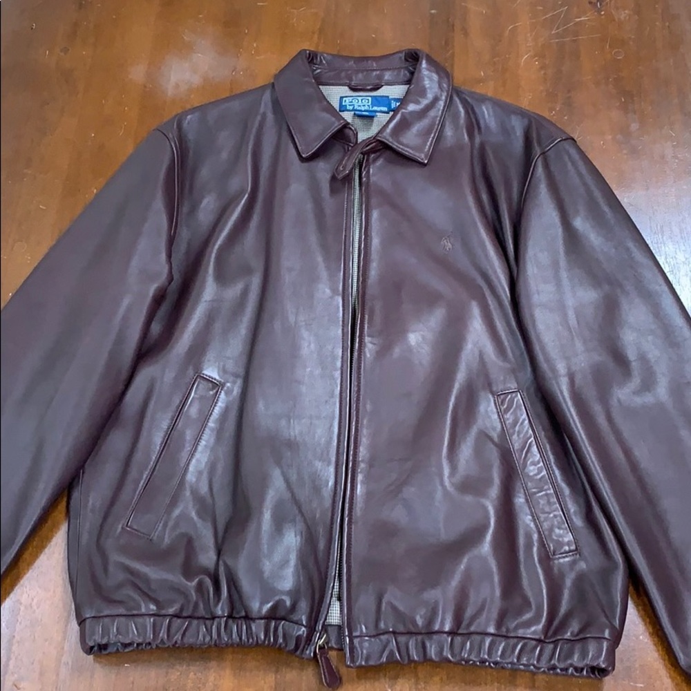 BEAUTIFUL Polo Ralph Lauren Leather Jacket